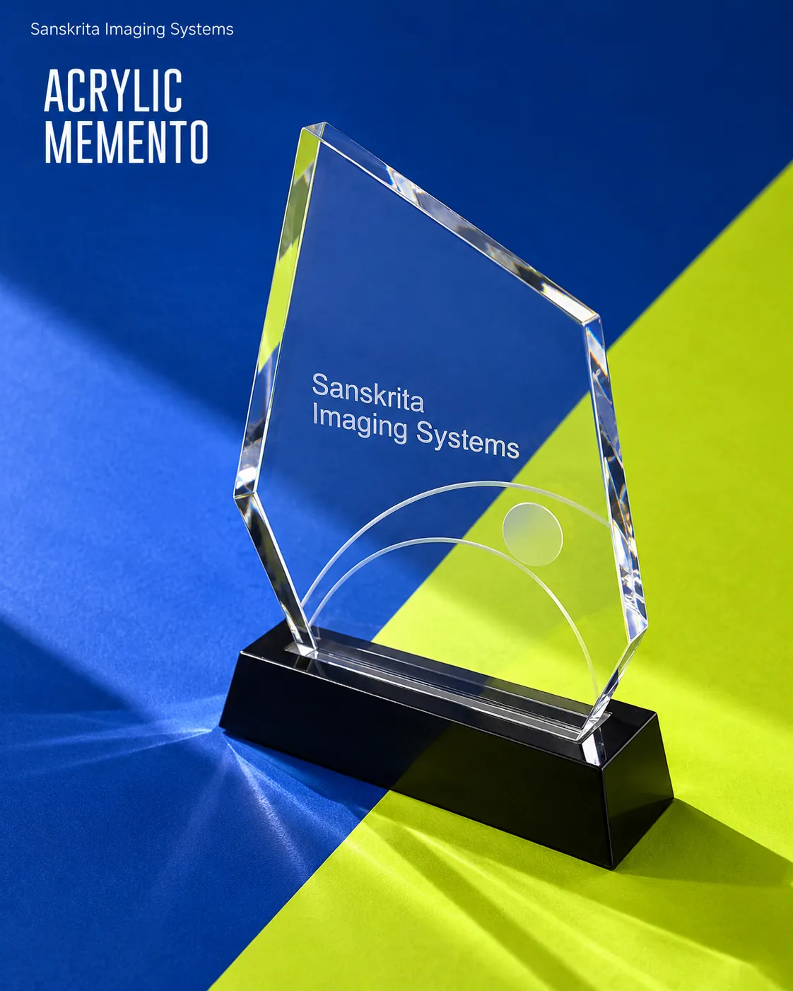 Acrylic memento — personalised gift idea