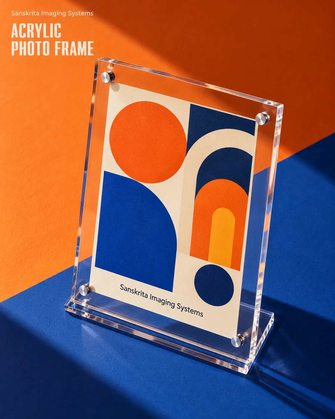 Acrylic photo frame — personalised gift idea