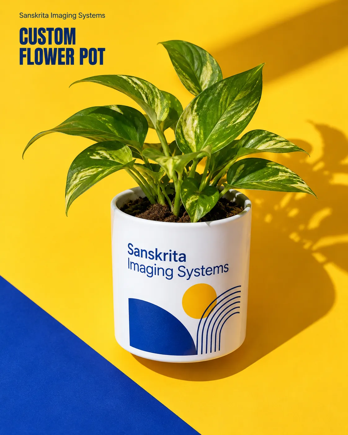 Custom flower pot