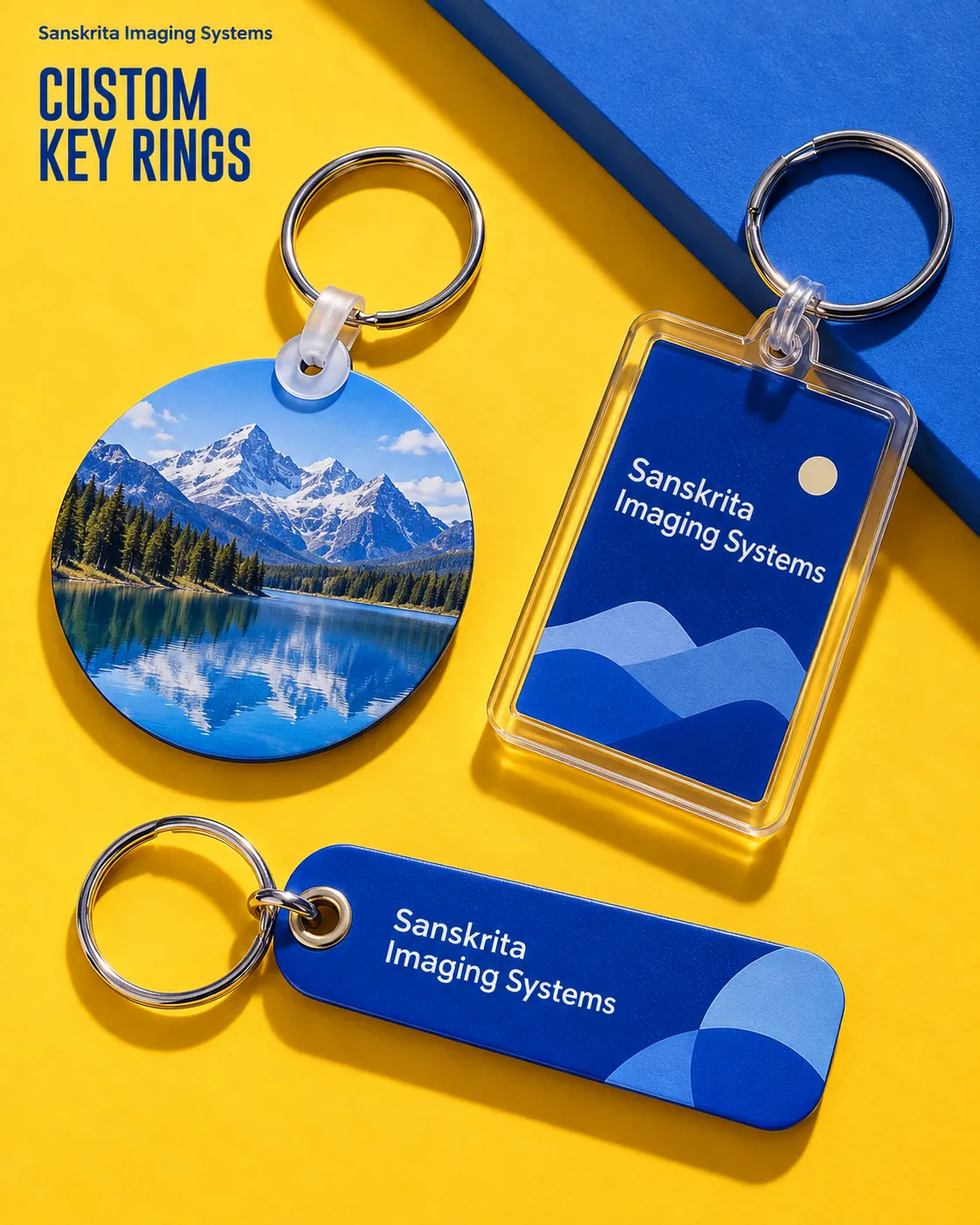 Custom key ring — personalised gift idea