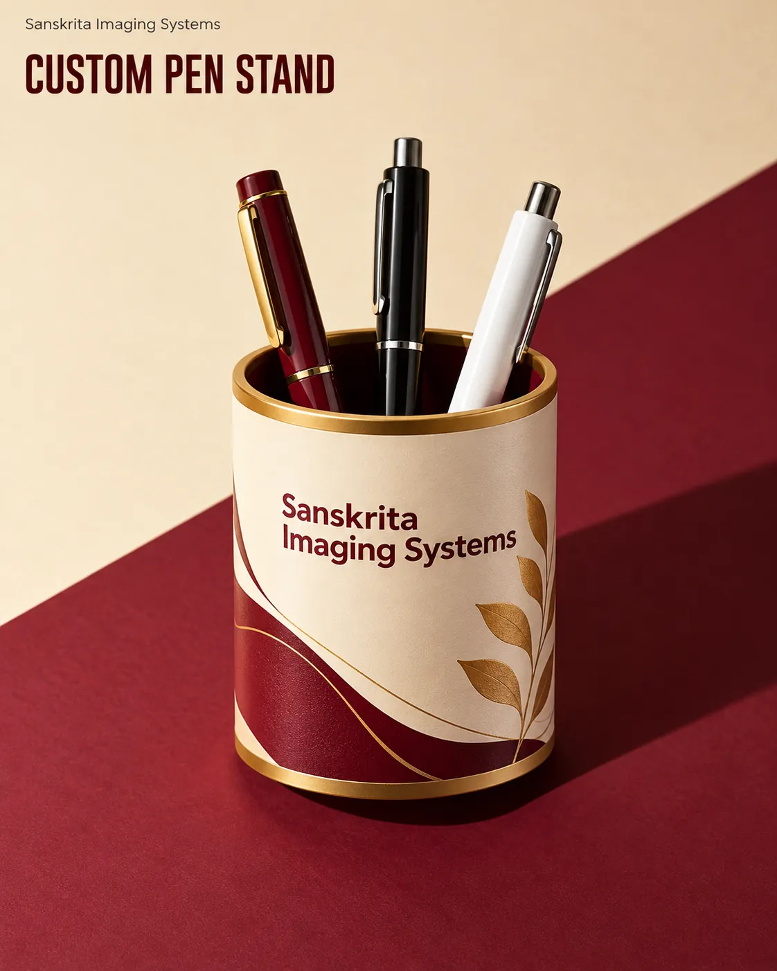 Custom pen stand — personalised gift idea