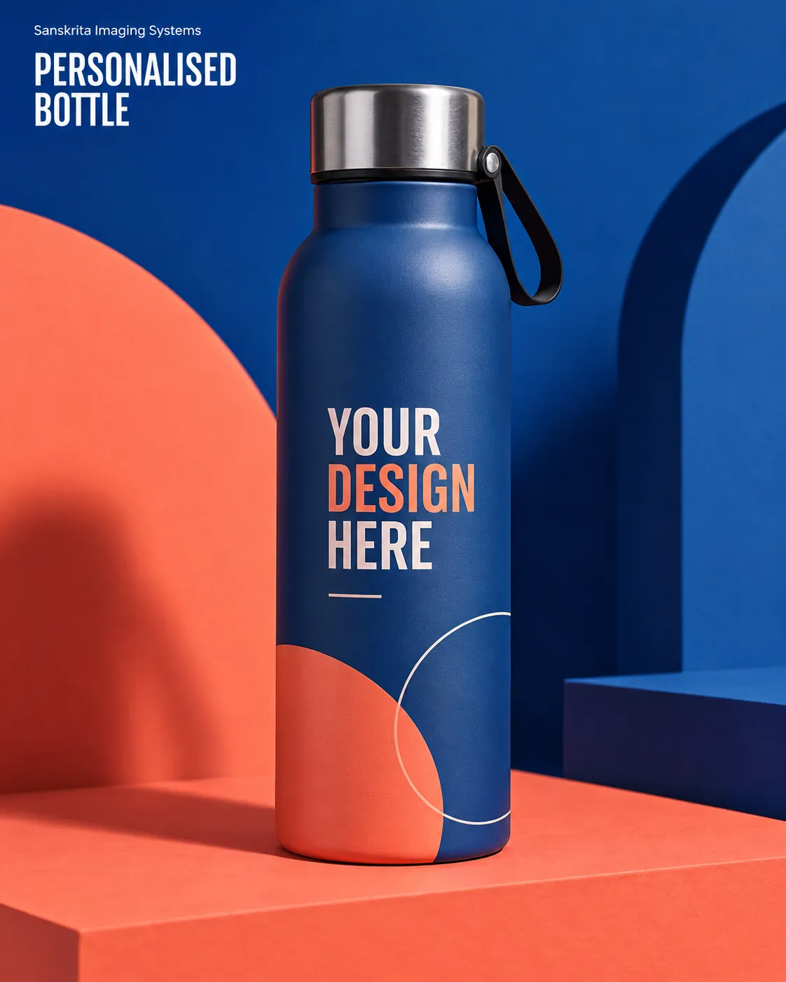 Custom sipper bottle ready for your own design