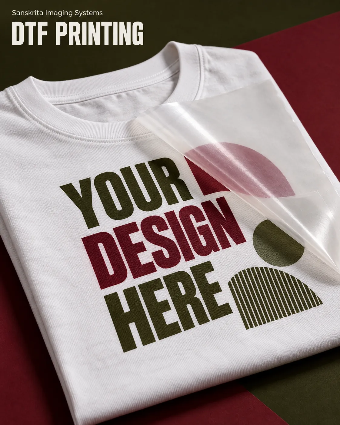 DTF printing ready for your own design