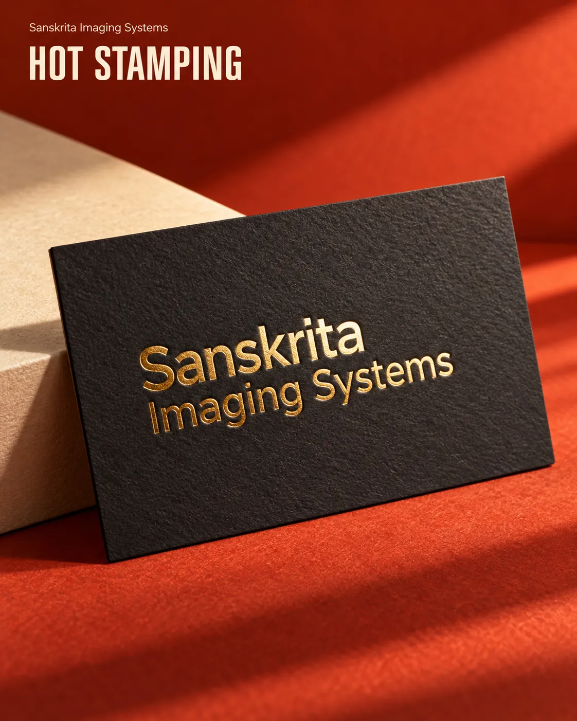 Digital hot stamping with an alternative printed finish
