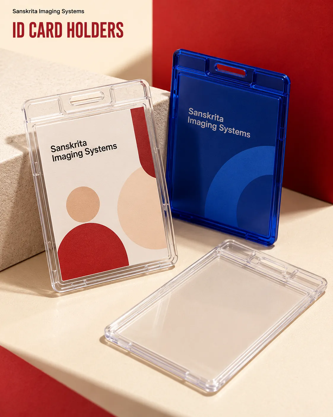 ID card holders with an alternative printed finish