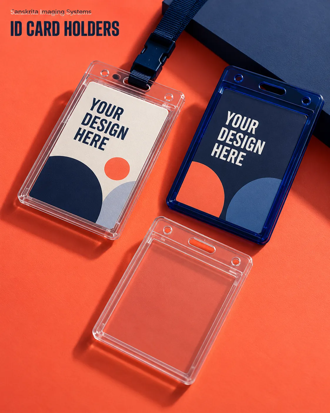 ID card holders, an alternative blank layout for a custom design