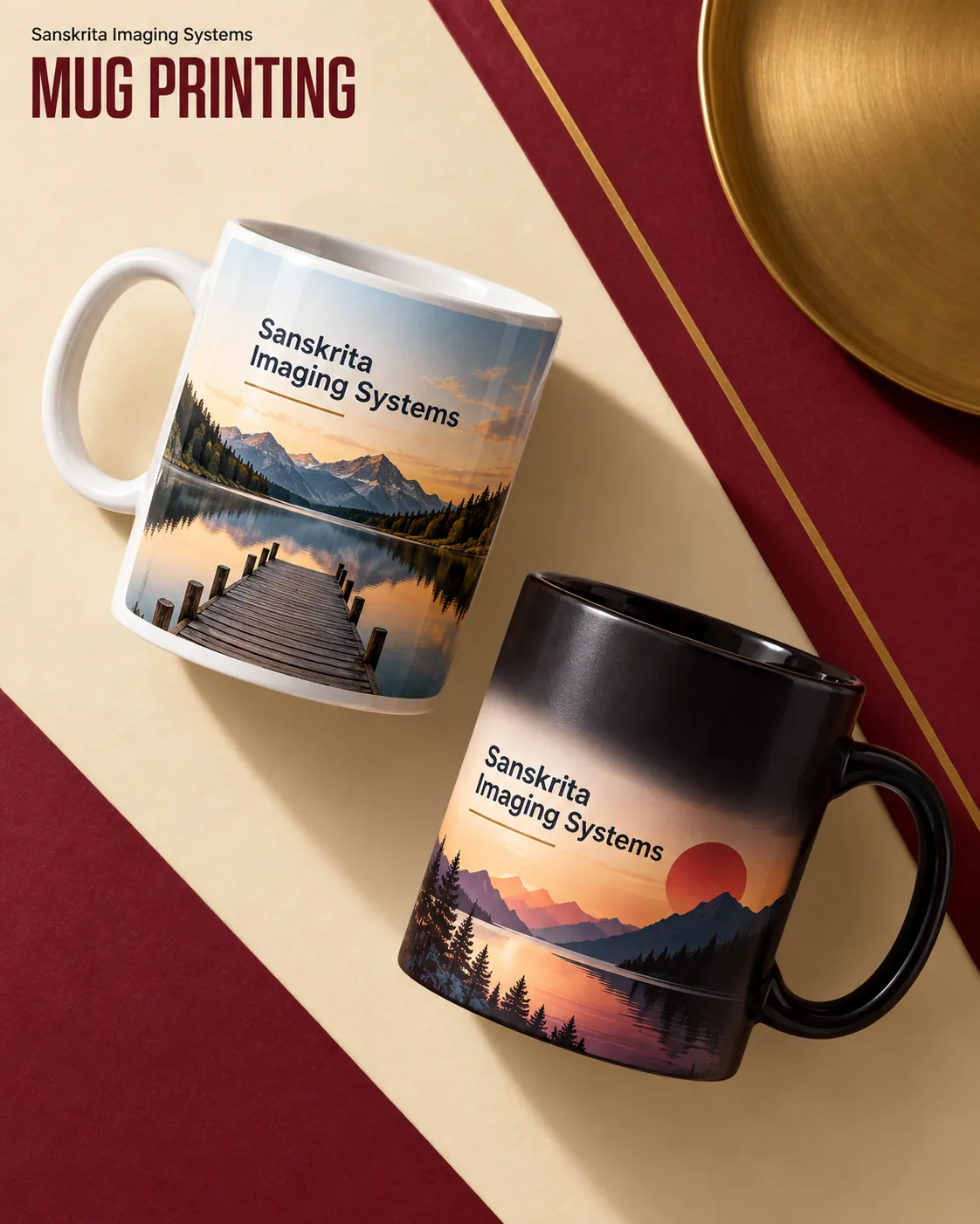 Mug and magic mug printing — personalised gift idea