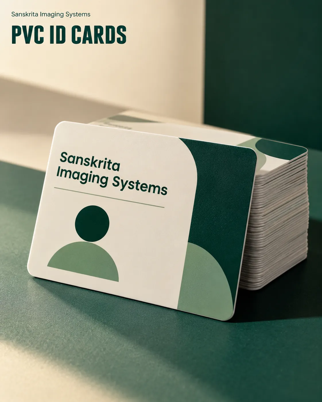 PVC ID cards with an alternative printed finish