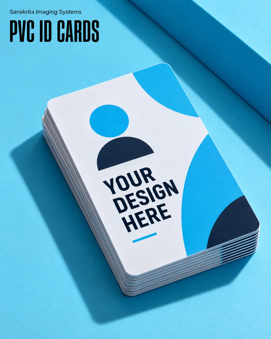 PVC ID cards, an alternative blank layout for a custom design