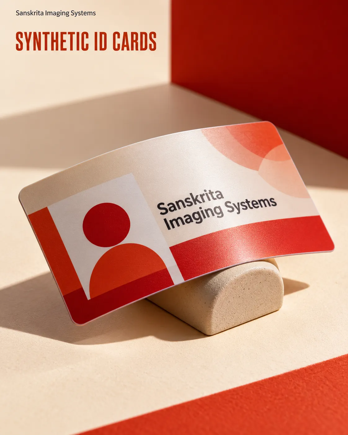 Synthetic ID cards with an alternative printed finish